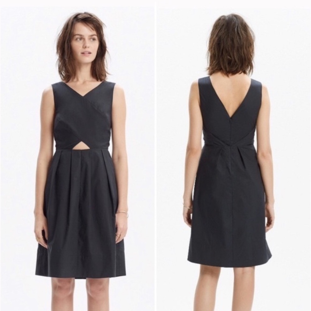 Madewell Navy Cutout Dress Size M